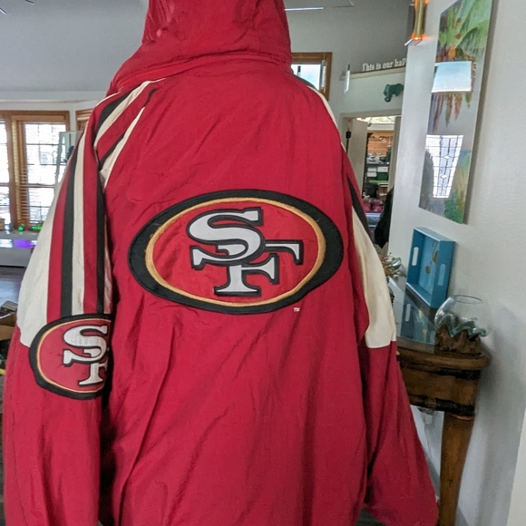 NFL PRO LINE AUTHENTIC by STARTER SAN FRANCISCO 49 JACKET Adult SIZE XXL VINTAGE - Picture 9 of 16